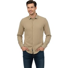 Advante Erkek Kışlık Silim Fit Kaşkorse Dokuma Gömlek BGL-ST04935