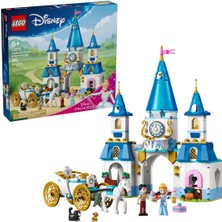 43275 LEGO Disney Prensesi Sindirella'nın Şatosu ve At Taşıyıcı 596 Parça +6 Yaş
