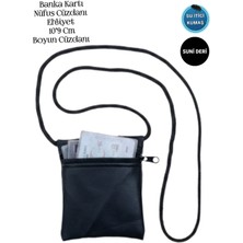 Sevbags Kartlık Boyun Cüzdanı Suni Deri