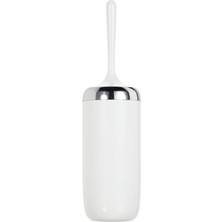 Storemax Lima Tuvalet Fırçası, Krom Dekorlu, Beyaz