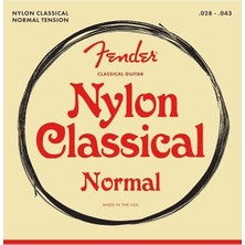 AyrStore 100 Clear/silver Tie Nylon Classical Strings Takım Tel Klasik Gitar Teli
