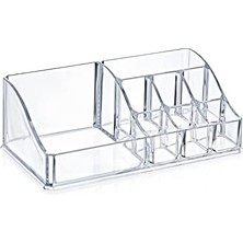 Storemax Deconox 8 Bölmeli Akrilik Piramit Kozmetik Ürün Düzenleyici, 8 Bölmeli Makyaj Organizeri, Akrilik Pramit Makyaj Organizeri (499)