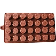 AyrStore Epinox Silikon Çikolata Kalıbı Karışık Emoji (Sck-43)