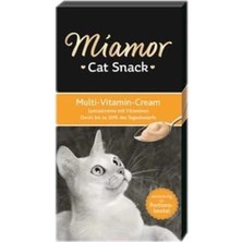 AyrStore Cream Multivitamin Katkılı Sıvı Kedi Ödülü 6X15 gr