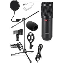 AyrStore BM800 Mikrofon + Shock Mount + Stand + Filtre + Dönüştürücü