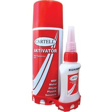 Cartell Hızlı Yapıştırıcı Seti 200 ml