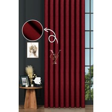 Yunilla Petek Fon Perde V-1042 Kırmızı