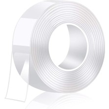 Storemax 5m Çift Taraflı Ekstra Güçlü Yıkanabilir Ince, Halı, Ev, Mutfak, Araba Veya Ofis Için Şeffaf ve Çift Taraflı