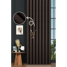 Yunilla Petek Fon Perde V-1017 Koyu Kahve