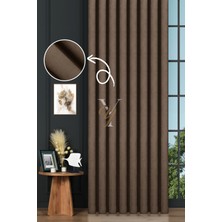 Yunilla Petek Fon Perde V-1014 Kestane