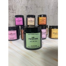 Merz Design Decor Amber Cam Kavanozda Çam Kokulu Doğal Bitkisel İçerikli Soya Wax Mum