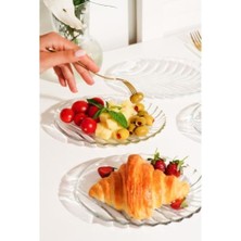 Storemax 6’lı Oval Desenli Cam Kase Sunum Seti – Şık ve Dayanıklı Çerezlik, Tatlı Kasesi, Meze ve Ikramlık Sunum Tabakları