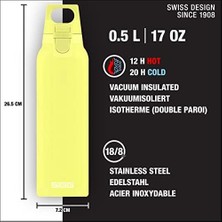 Storemax 8788.20 H&c One 0.50 Litre Termos, Sarı