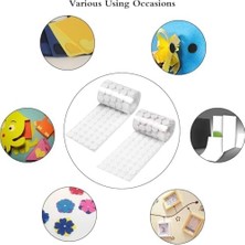 Storemax Kendinden Yapışkanlı Noktalar, 2000 ADET15MM Güçlü Yapışkanlı Naylon Cırt Cırt Noktalar, Yeniden Kullanılabilir Küçük Dairesel Noktalar, Su Geçirmez Yapışkan Bantlar, Ofis, Ev Kullanımı Için