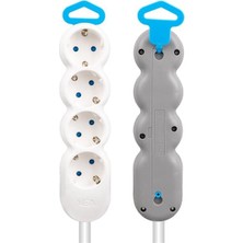 Judge Vea VE-2S4N 4'lü 1.5 Metre Kablolu Grup Priz