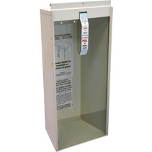Storemax Yangın Söndürme Dolabı 5 Lb Yüzey Montajı, 5 Lb Kuru Kimyasal Söndürücü Için, Ağır Hizmet Çelik, Güvenlik Camı, Vandalizme Dayanıklı, Bej