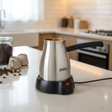 Storemax SCM-2967 Elektrikli Cezve – Inox Paslanmaz Çelik Gövde, Emniyet Sistemli, 360° Döner Taban