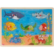 Storemax Tahta Puzzle Deniz Hayvanları 7 Parça