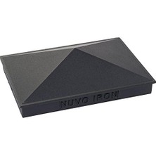 Storemax Iron Piramit Direk Kapağı, 4" x 6" - Siyah