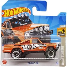 Storemax - ´73 Jeep J10 - Baja Blazers 3/10 - HKG61 - Short Card - Turuncu Metalik - Bfgoodrich - Mattel 2023 - 1:64