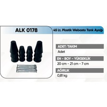  alkotek 45 lt.tankı webasto tank bağ. ayağı plas.