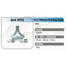  alkotek scanıa webasto tank ayağı 10 lt. em.