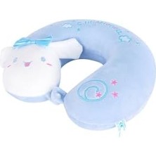 Storemax Tucklebery Yumuşak ve Konforlu Boyun YASTIĞI%100 Visko, Kids Figürlü Seyahat Yastığı (Mavi)