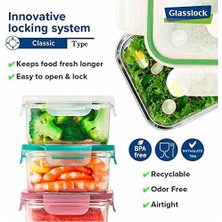 Storemax Glasslock Kare Plus Cam Saklama Kabı 1180 ml