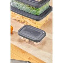 Storemax 5’li Buzdolabı Saklama Kabı Seti – Sızdırmaz, Gıda Koruyucu, Şeffaf Dikdörtgen Organizer, Istiflenebilir – Buzdolabı/dolap