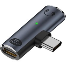 Storemax 2in1 Type C To 3.5mm Kulaklık Type C 100W Hızlı Şarj Dönüştürücü Otgcx