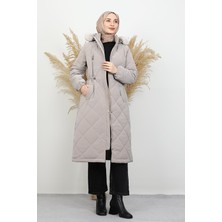 Giza Store Clara Kürklü Mont Açık Vizon