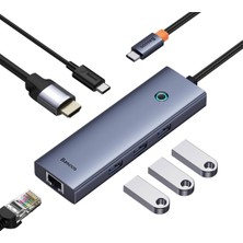 Storemax Hub 6W1 Ultrajoy 6 Port (Usb-C 1 x HDMI4K @ 30 Hz + 3 x USB 3.0 + 1 x Pd + )