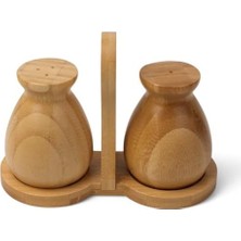 Storemax Doğal Piyon Şeklinde Bambu Tuzluk ve Karabiberlik | Antibakteriyel, Sağlıklı ve Doğa Dostu Ahşap Tuzluk & Biberlik Seti – Şık ve Dayanıklı Tasarım