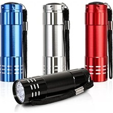 Storemax 3 Adet Pilli Metal Mini 9 Ledli Acil Enerji Krizi Deprem Çantası Kamp