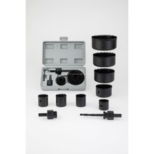 Storemax Titex Delik Açma Testere Seti, Ahşap Demiri Ağaç Delme, 19‑127 MM, Panç, Açma Takımı, Kontrplak, Plastik, Alçıpan, Mdf, Için Üstün (11 Parça)