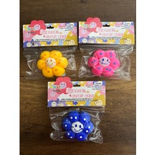 Gülümse Gel 1 Adet Çiçek Papatya Figür Moj Moj Jel Sünger Squishy Sukuşi