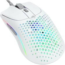 Storemax Model O 2 Rgb Kablolu Bamf Sensörlü 26000 Dpı 59 Gram Gaming Mouse Mat Beyaz