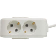 Storemax Multi-Let Ikili Priz Topraklı Kablolu Çocuk Korumalı 1 mt