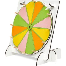 Storemax Yaz-Sil Eğitici Oyun Çarkıfelek Yazılıp Silinebilir Çarkı Felek Çarkıfelek Oyunu Renkli