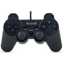 Storemax Kablolu Pc Gamepad – D-Input & X-Input Destekli Çift Titreşimli USB Oyun Kolu (Siyah)