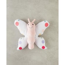 Storemax Butterfly Bebe Dekoratif Kırlent 40 cm Beyaz