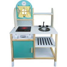 ÇG84 Ahşap Ledli Mutfak -Okutan Hobi