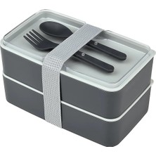 Storemax Life 4 Bölmeli Çatal Kaşıklı Plastik Beslenme Saklama Kutusu MIT1095