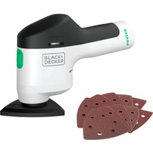 Storemax + Reviva REVDS12A10-QW 12V Şarjlı Zımpara Makinesi ve 10 Adet Zımpara Kağıdı