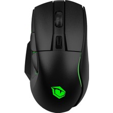 Storemax Pusat Reflex Ultra Yüksek Performanslı Rgb Kablosuz Oyuncu Mouse Pixart Aım 3335 Sensör, 16000 Dpı, 400 Ips, 70 Saat Kullanım Süresi, 60 Milyon Tıklama Ömrü, 6 Programlanabilir Tuş -Siyah