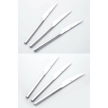 Storemax Dalyan 24 Parça Paslanmaz Çelik Tatlı ve Yemek Bıçak Seti