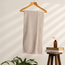 Storemax | Alana | Yumuşak Pamuklu Pirinç Örgü Vücut Havlusu Bej