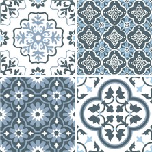 Storemax FP2951 Leyton Peel & Stick Floor Yer, Mavi