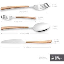 Storemax Melia 24 Parça 6 Kişilik Çatal Kaşık Bıçak Takımı