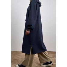 Ande Tesettür Classic Uzun Tunik - Lacivert